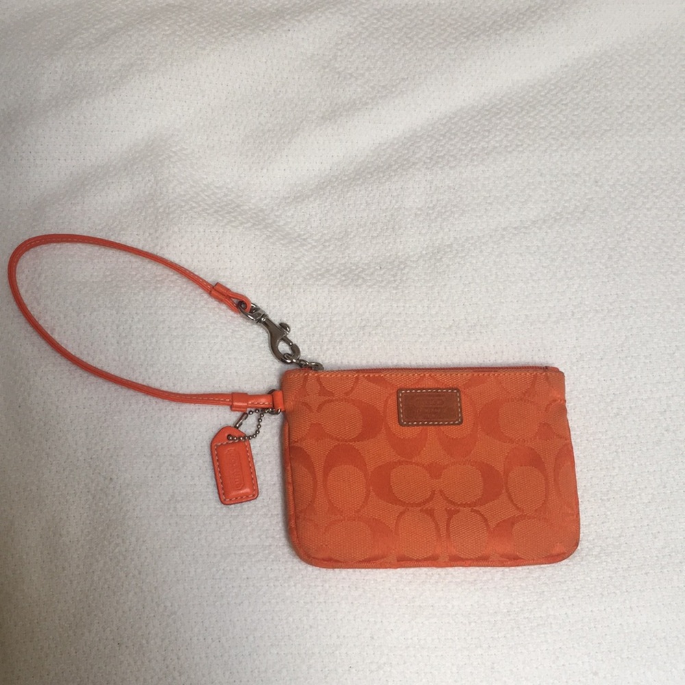 Coach Wristlet - Orange